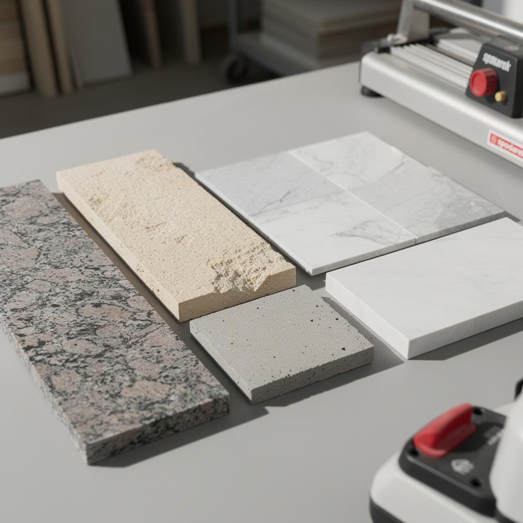Unterschiede zwischen Granit, Sandstein, Kalkstein, Marmor, Betonstein und keramischen Platten